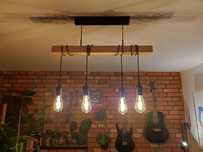 Lampa żyrandol loft