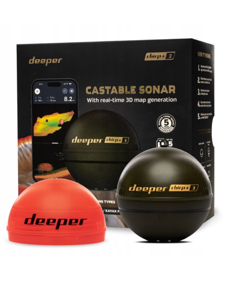 Deeper chirp+ 3 echosonda wedkarska