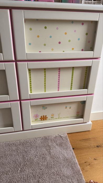 Cómoda quarto menina - boa qualidade- gavetas reversiveis