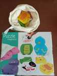 Puzzle magnético animais