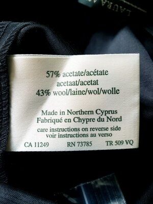 Шерстяные wool blend брюки с высокой посадкой Laura Ashley. р 46-48