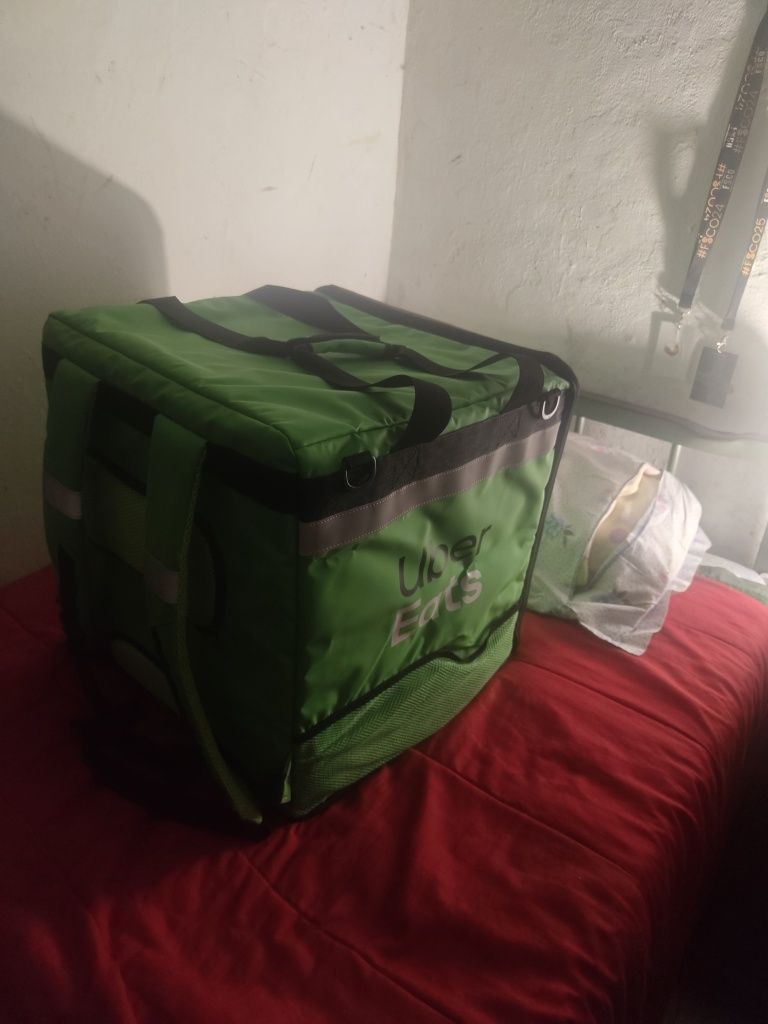 Mochila Térmica Profissional Uber Eats - Como Nova