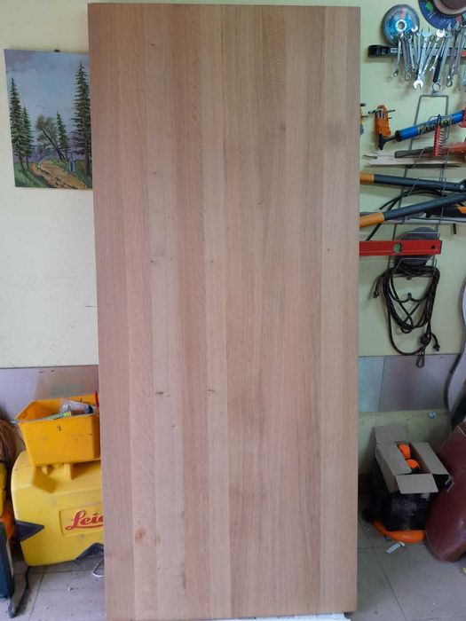 blat dębowy o wymiarach 190 x 80x5