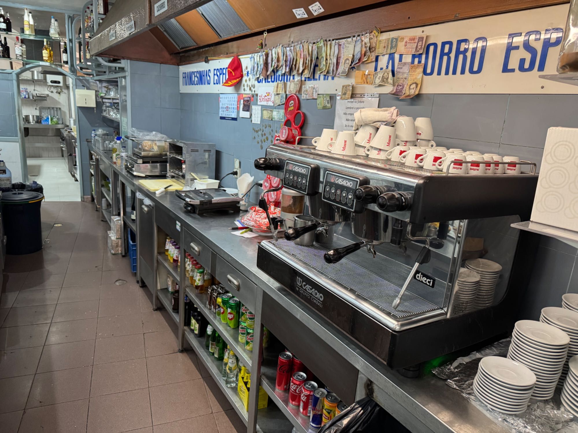 Café snack bar no Porto
