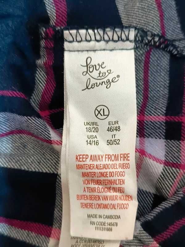 Love to Lounge spodnie piżamowe roz 46/48