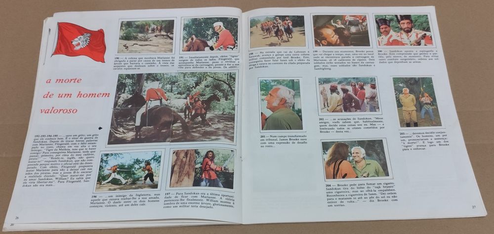 Caderneta Cromos Sandokan Completa