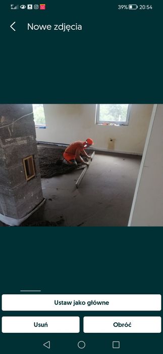 Posadzki cementowe, chudy beton, Anhydryt