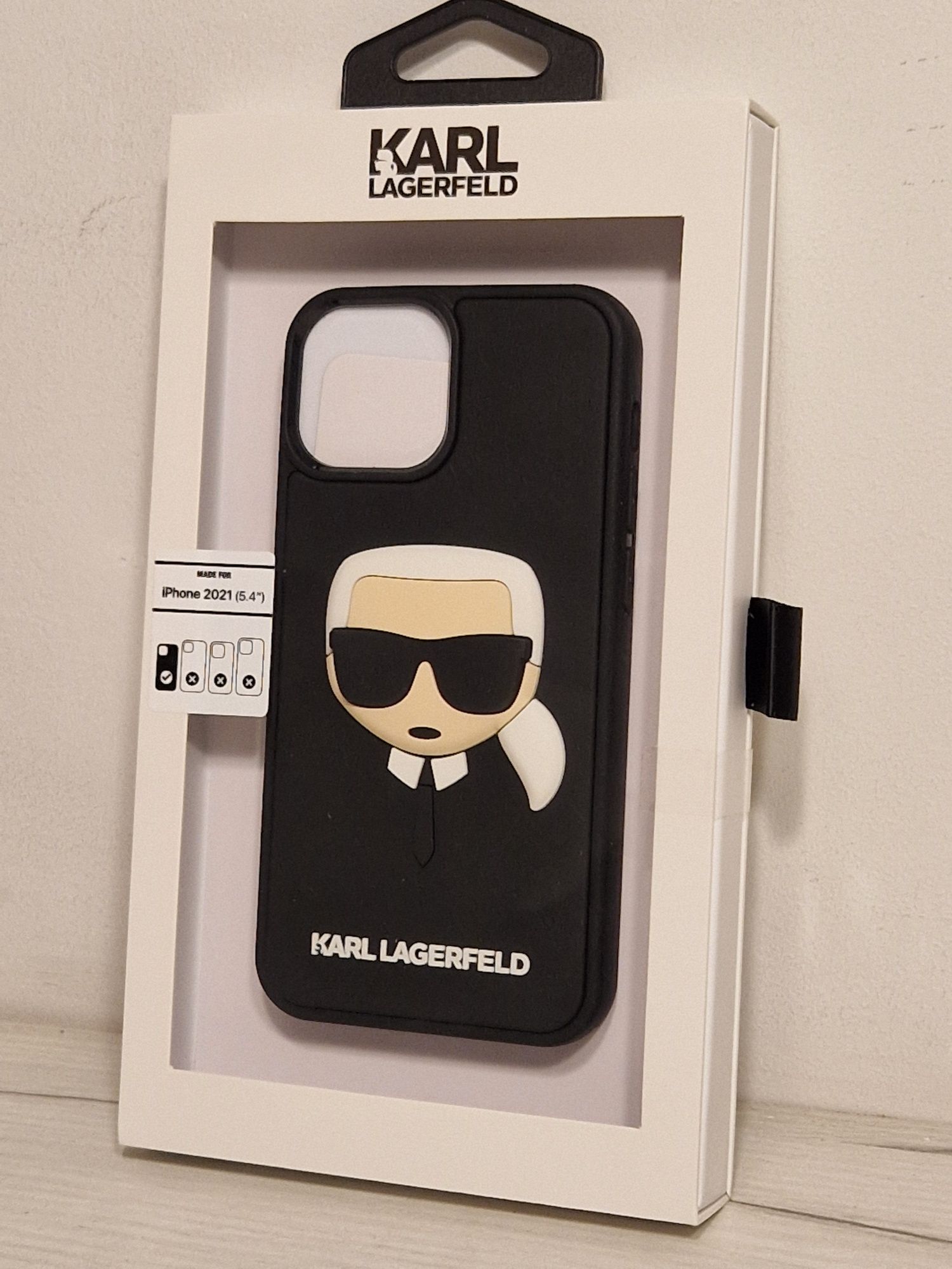 Etui KARL LAGERFELD 3D Rubber Head hardcase Iphone 13 Mini Oryginalny