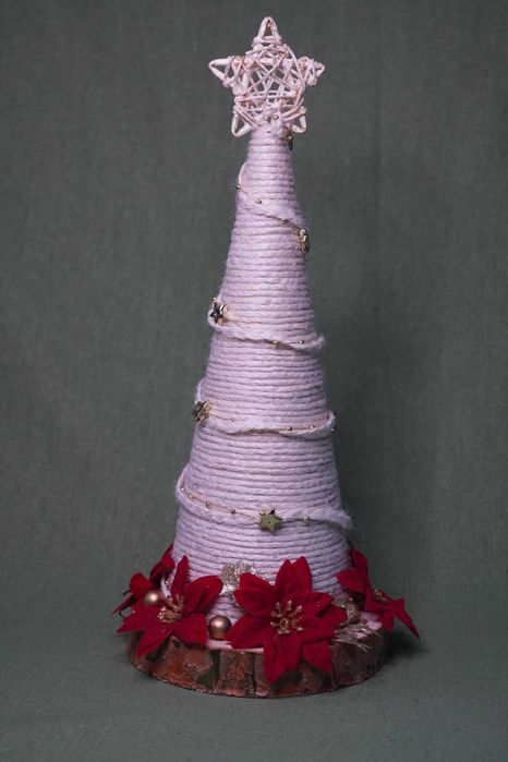 Mała choinka ozdoba świąteczna święta Boże Narodzenie handmade