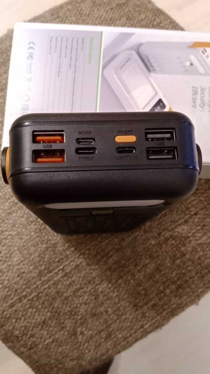 Мобільна зарядка зовнішній акумулятор YM-644DX Power Bank 30000 mAh