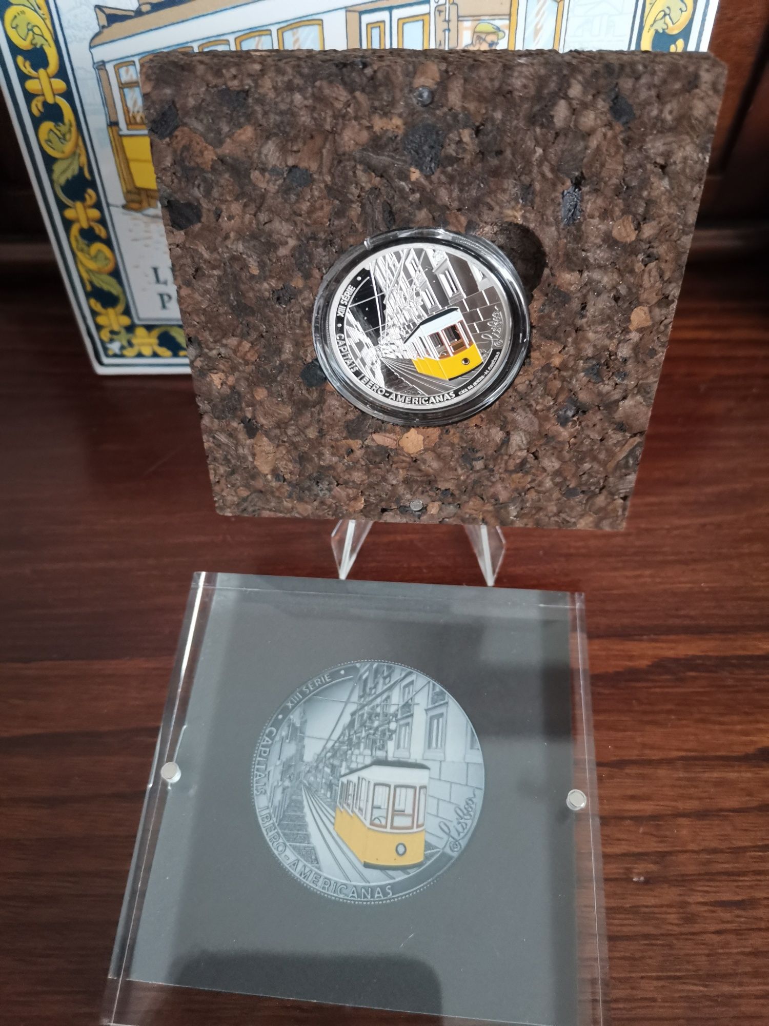 Portugal 2024 - Moeda prata 925° elétrico 7,5€ PROOF Lisboa Capitais I