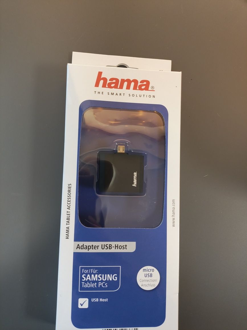 Hama Adapter USB Host do tabletu PC ze złączem microUSB, czarny