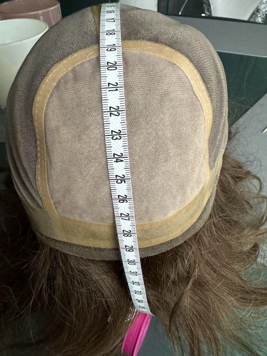 Peruka medyczna human hair naturalne. Jasny szatyn