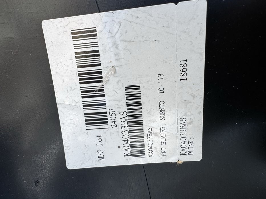 Передний бампер Kia Sorento 10-13