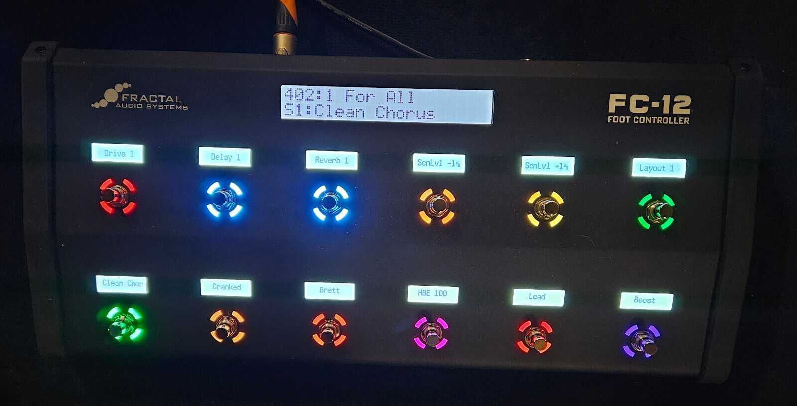 Fractal FC-12 Foot Controller Axe Fx III