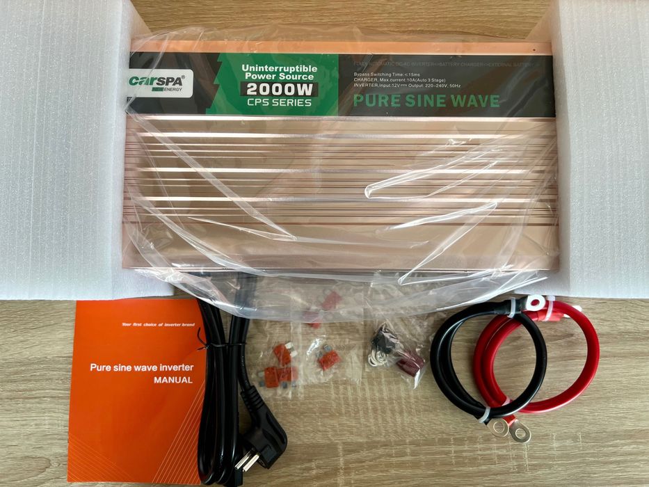Інвертор CARPSA CPS200 дає безперервну потужність 2000Вт. з  зарядним!