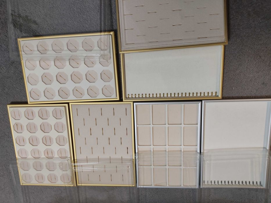 Paletki jubilerskie 29x20 aluminiowe gold,silver