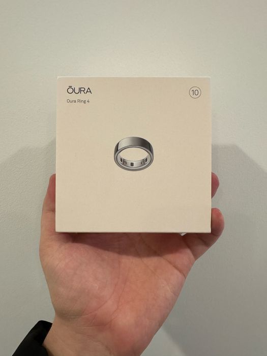 Смарт-кільце Oura Ring 4 Silver Size 10