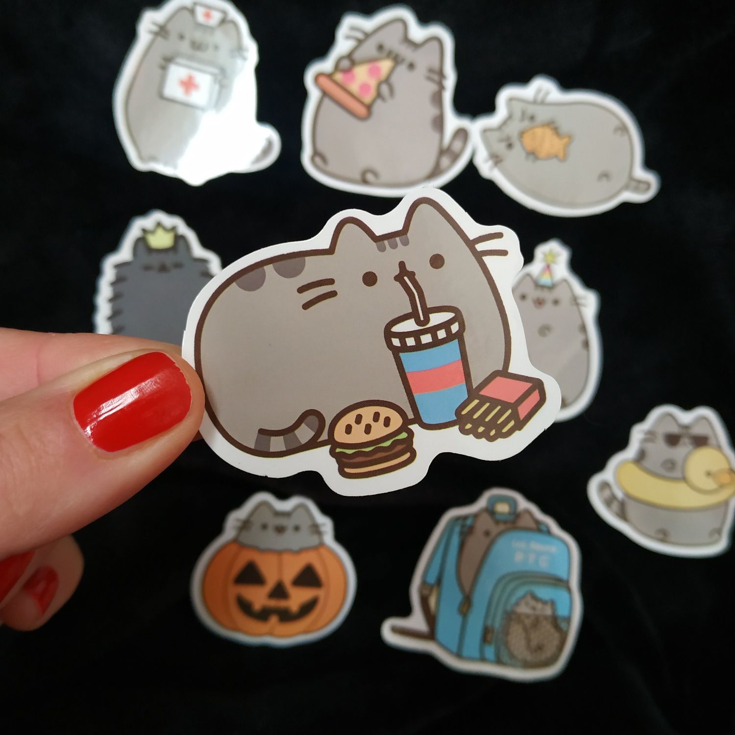 Набори стикер, коллекция, наклейки Кот пушин, Pusheen