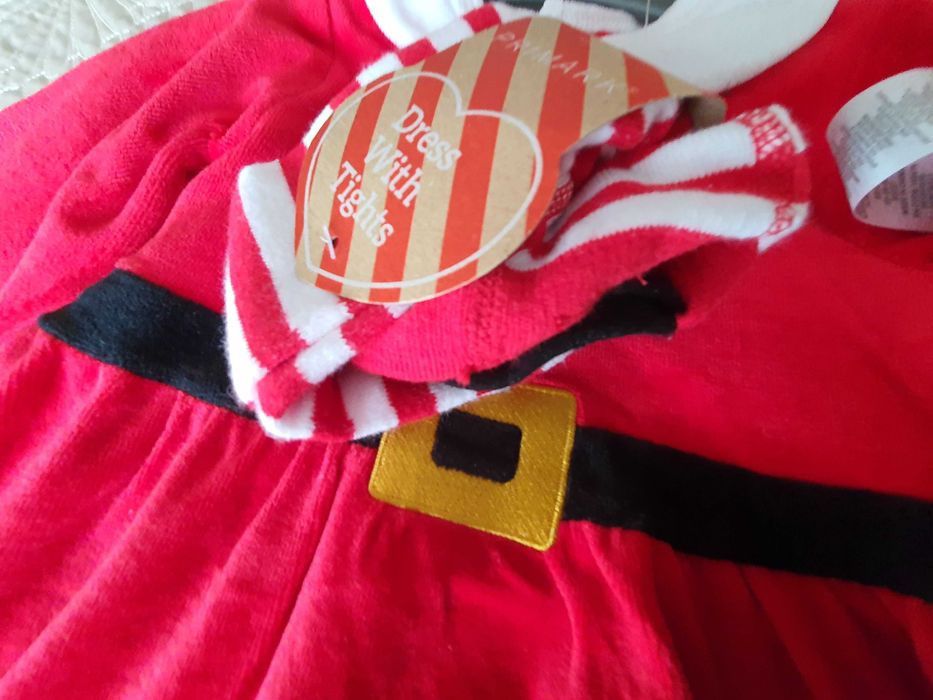 vestidos de natal 6-9 , 9-12 e 12-18