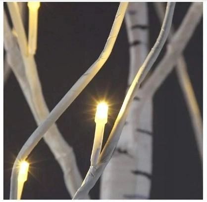 Новорічне декоративне світлодіодне дерево гірлянда "Береза" 150 см