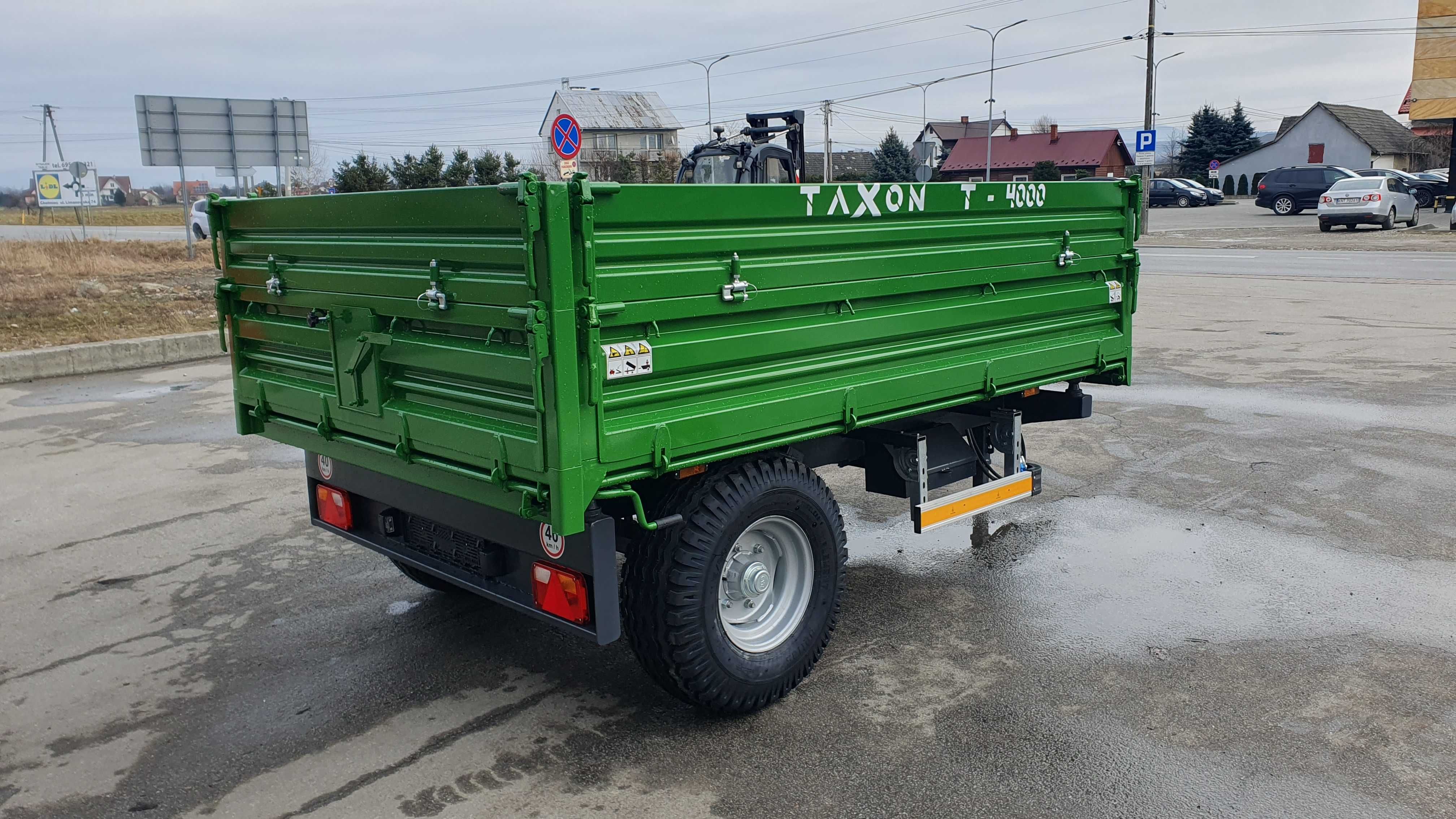 Przyczepa rolnicza Taxon T-4 STEKRO - Burta 40 cm+nadstawka PROMOCJA!
