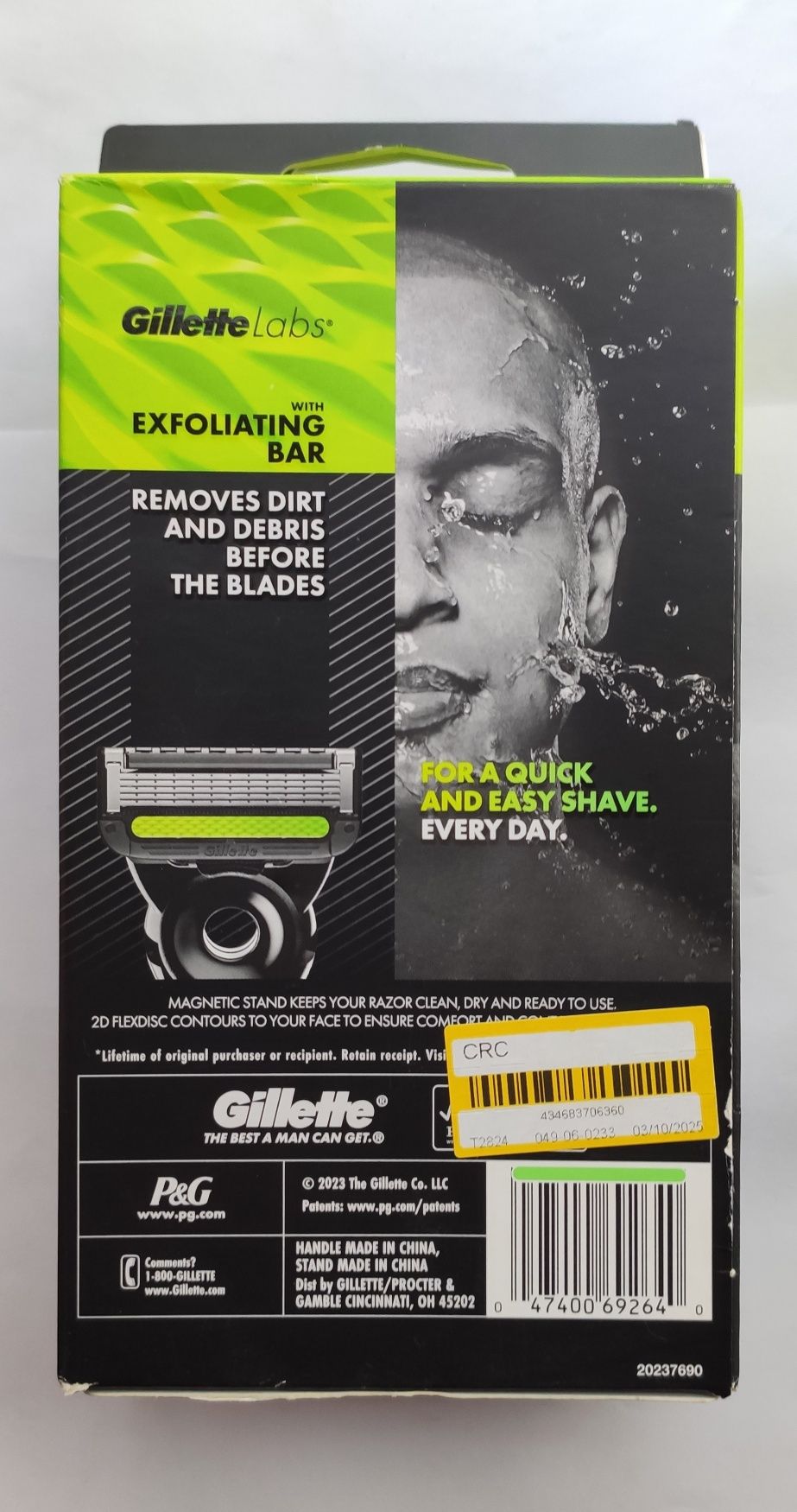 Вигідно! Gillette Labs (Станок+ подст.+4 картр.) Кращий ніж Fusion !
