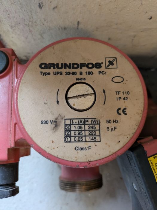 Pompa obiegowa Grundfos UPS/UP 32-80 B180