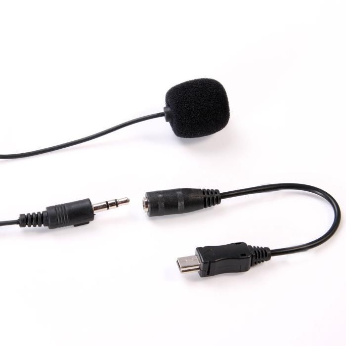 Microfone + Adaptador para Gopro - Novo - Portes Gratis