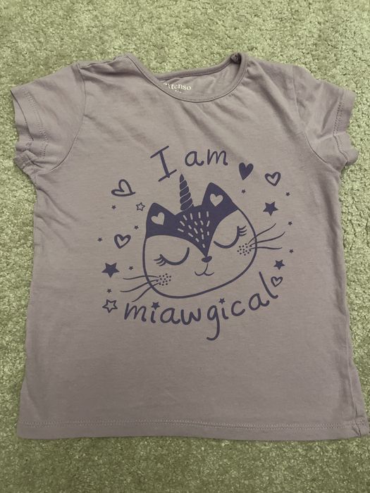 Koszukla kotek fioletowa 110-116 „23”