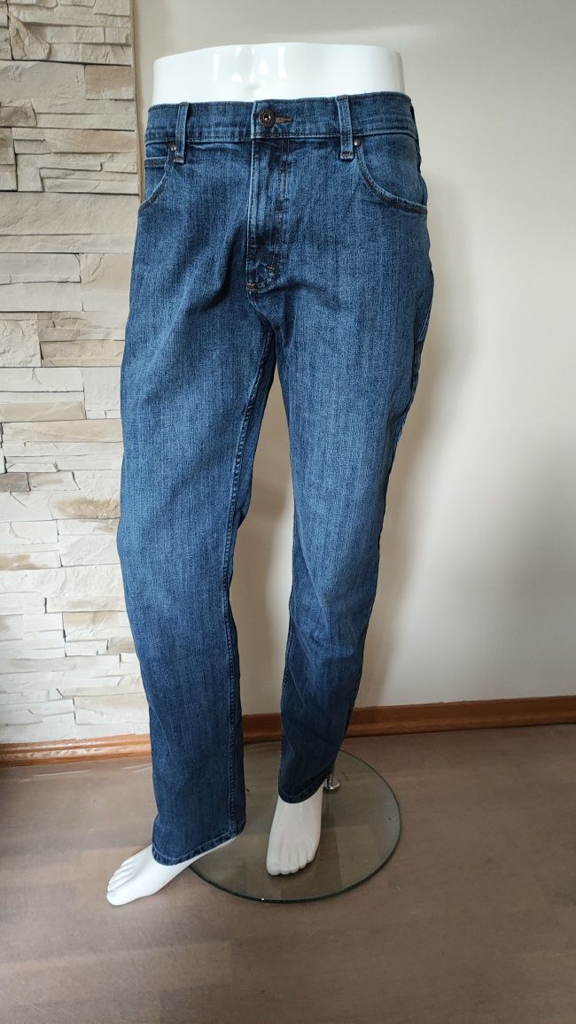 Wrangler Regular Mid Stone wyprzedaż męskie jeansy rozm 36/34