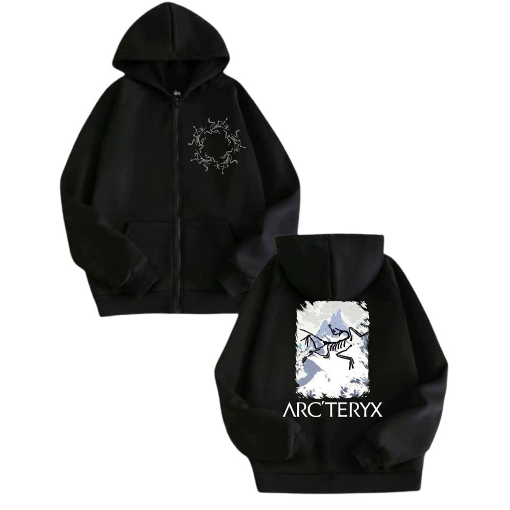 Зип-Худи Arcteryx Logo унисекс  Arc'teryx артерикс толстовка кофта