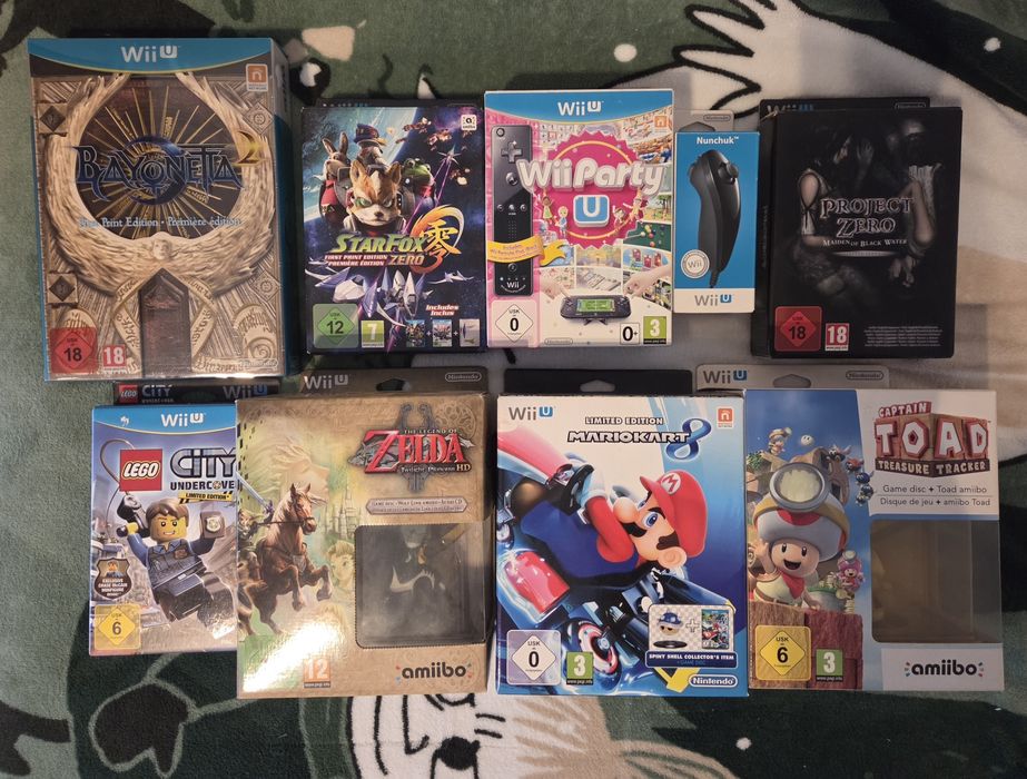 Grails Wii U Edições raras especiais