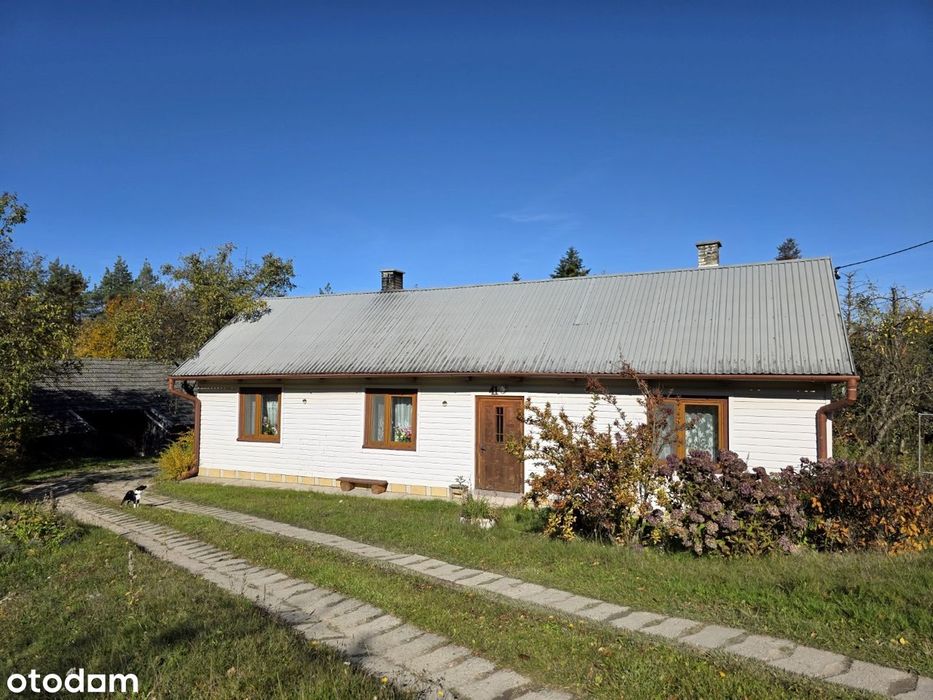 Drewniany dom na wzgórzu – wśród lasów i ciszy, 4,04 ha