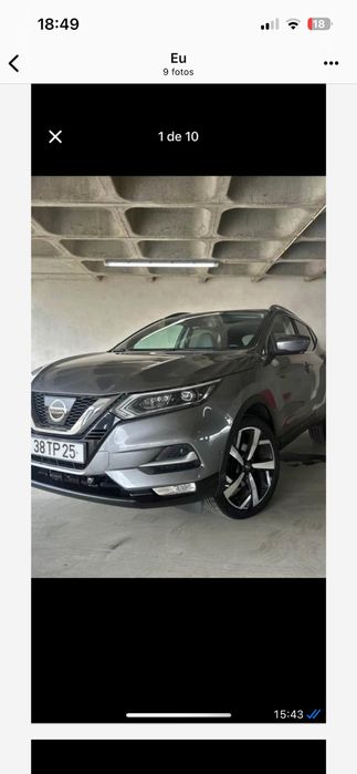 Nissan qashqais.  2017 ano setembro motor 1.6 130 cv tem 180.000ml km
