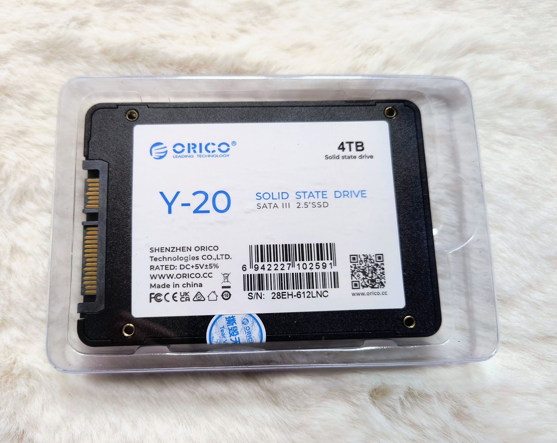 ORICO 4 TB SSD SATA III 6 Gb/s 2,5" wewnętrzny dysk Solid State