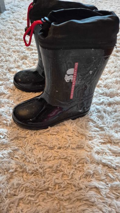 Kalosze star wars r25/26 czarne z gumą wodoszczelną