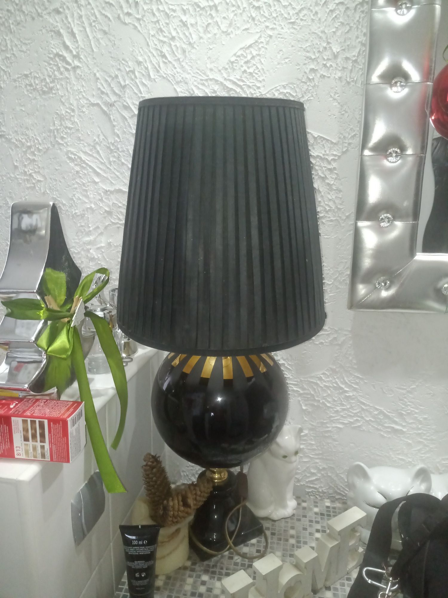 Lampa nocna stołowa Glamour piękna