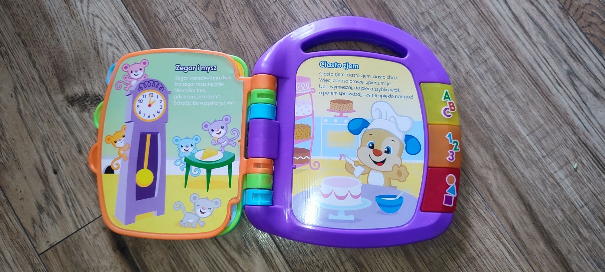 Książka z wierszykami Fisher Price jak nowa