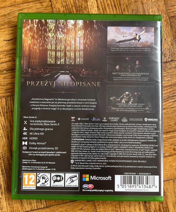 Dziedzictwo Hogwartu PL na Xbox Series X - super stan, po polsku !