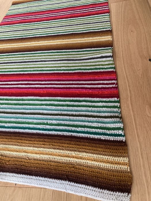 Chodnik dywan rękodzieło 228x69