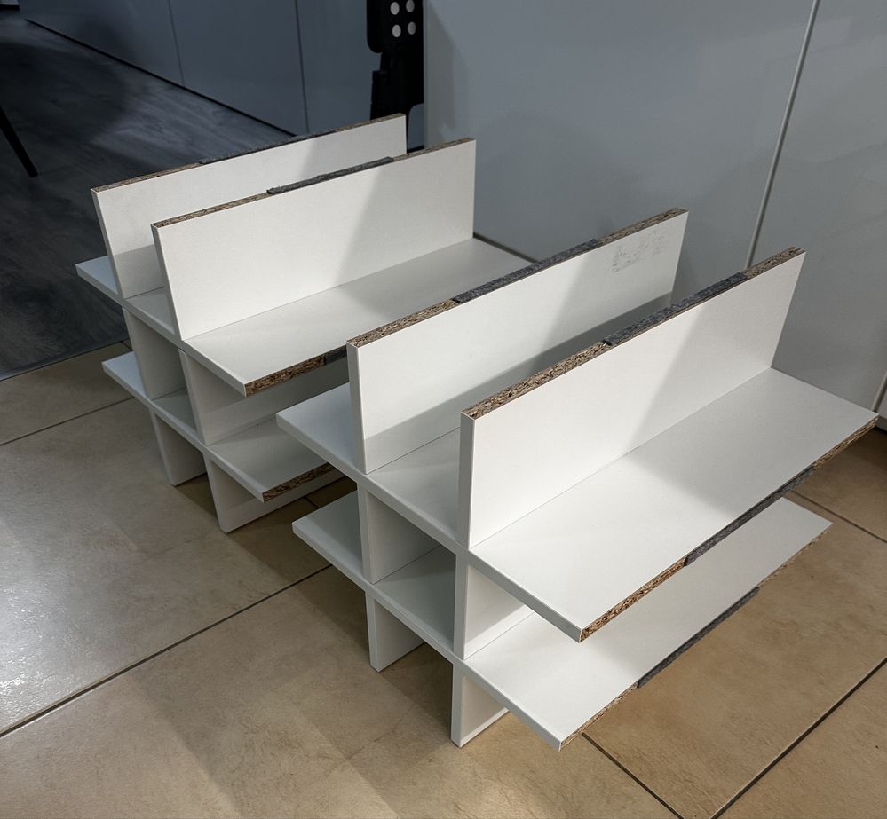 Wkład na butelki Kallax Ikea biały 33x33 cm. Stan bardzo dobry