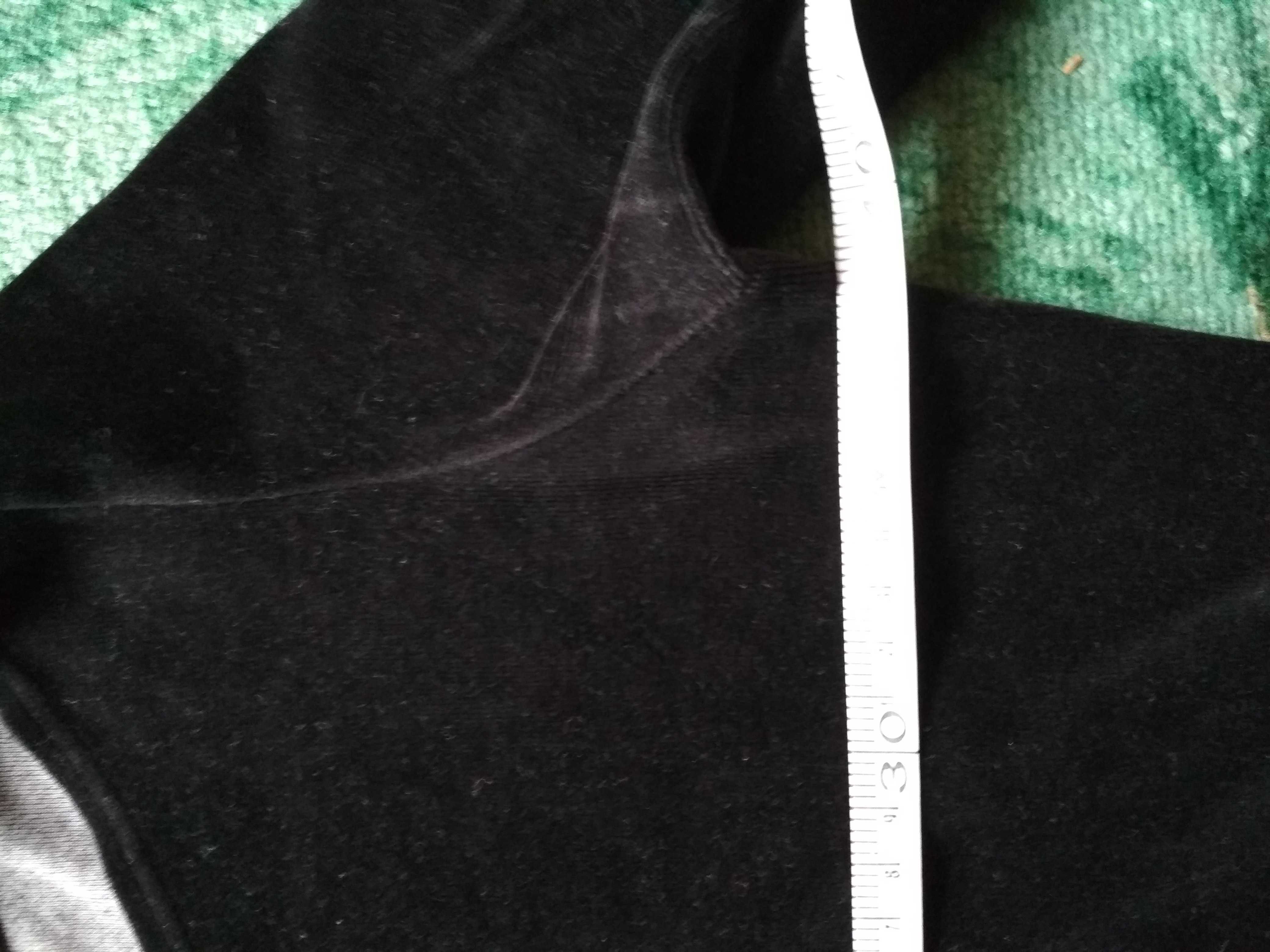 sweter zimowy jesienny bluza welurowa boho rękawy
