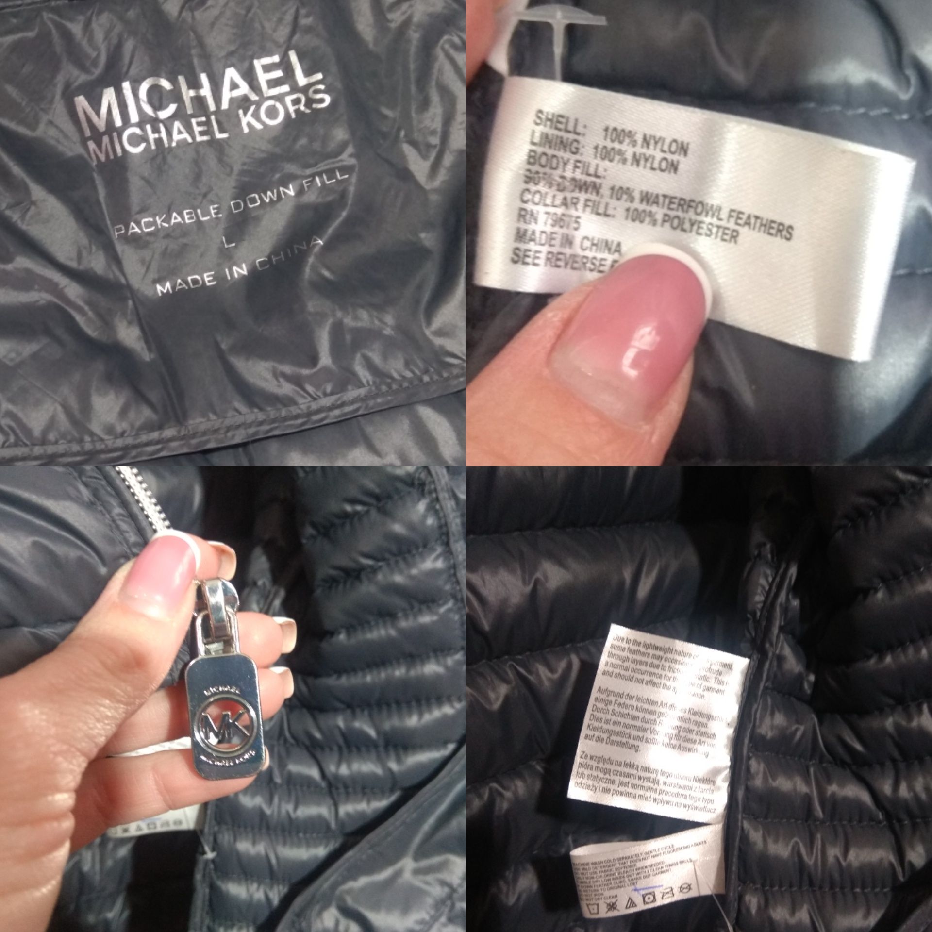 Женский микропуховик Michael Kors L