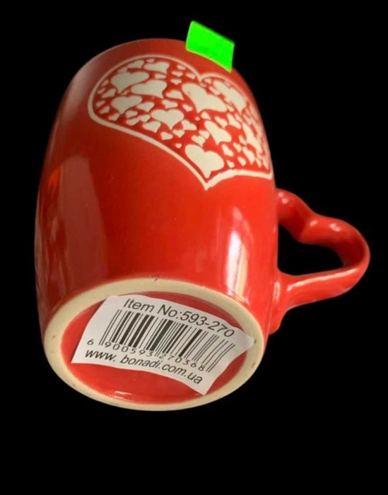 Керамічна кружка Shabby Chic "Серце"