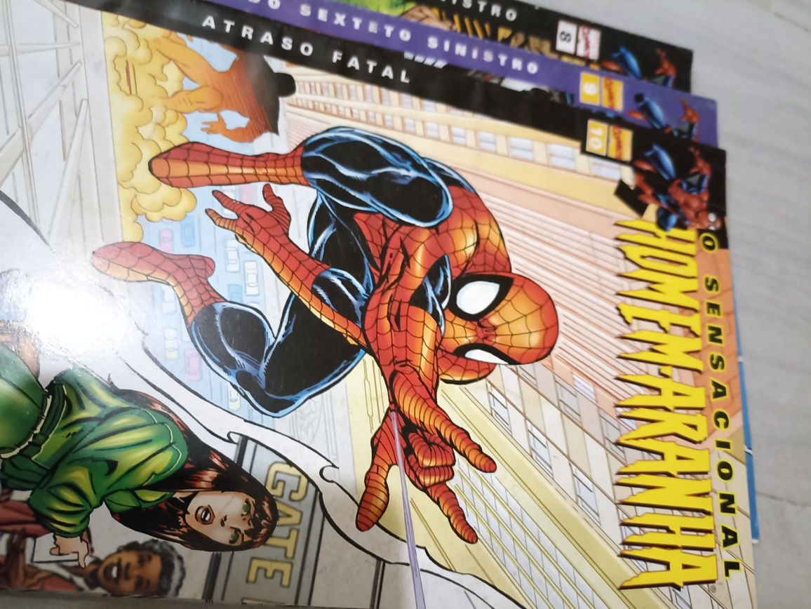 Vendo coleção de revista/BD's- o espetacular homem-aranha-incompleta