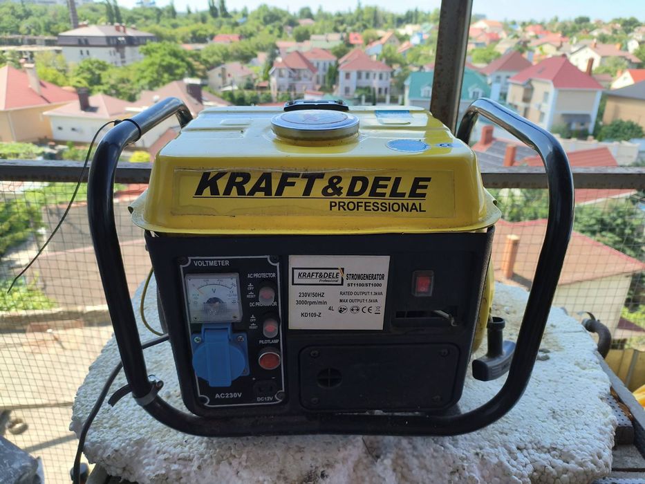 Генератор  Kraft and dele 1,5 кВт экономичный