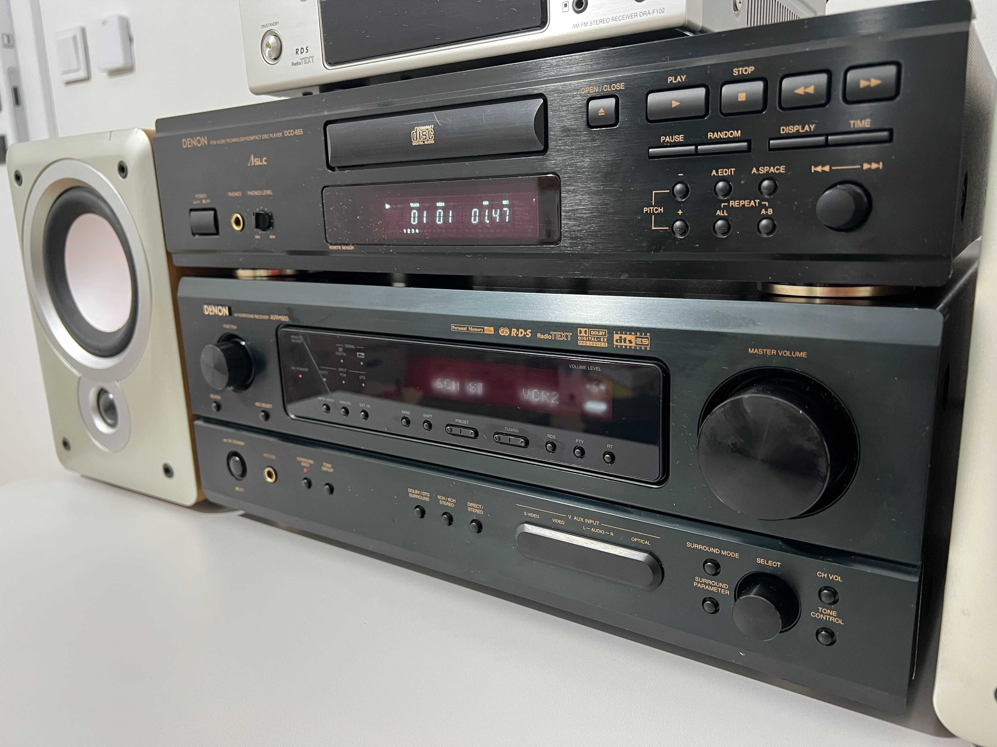 DENON  DCD-F102, DRA-F102, DCD-655, AVR-1803, KOLUMNY SC-F102