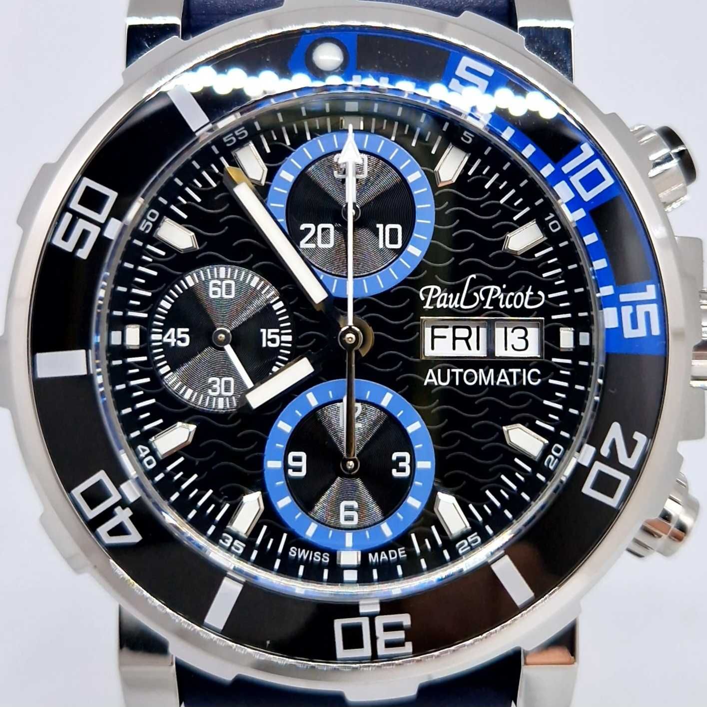 Paul Picot Yachtman III Chronograph P1127NBS.SG.3608CM010