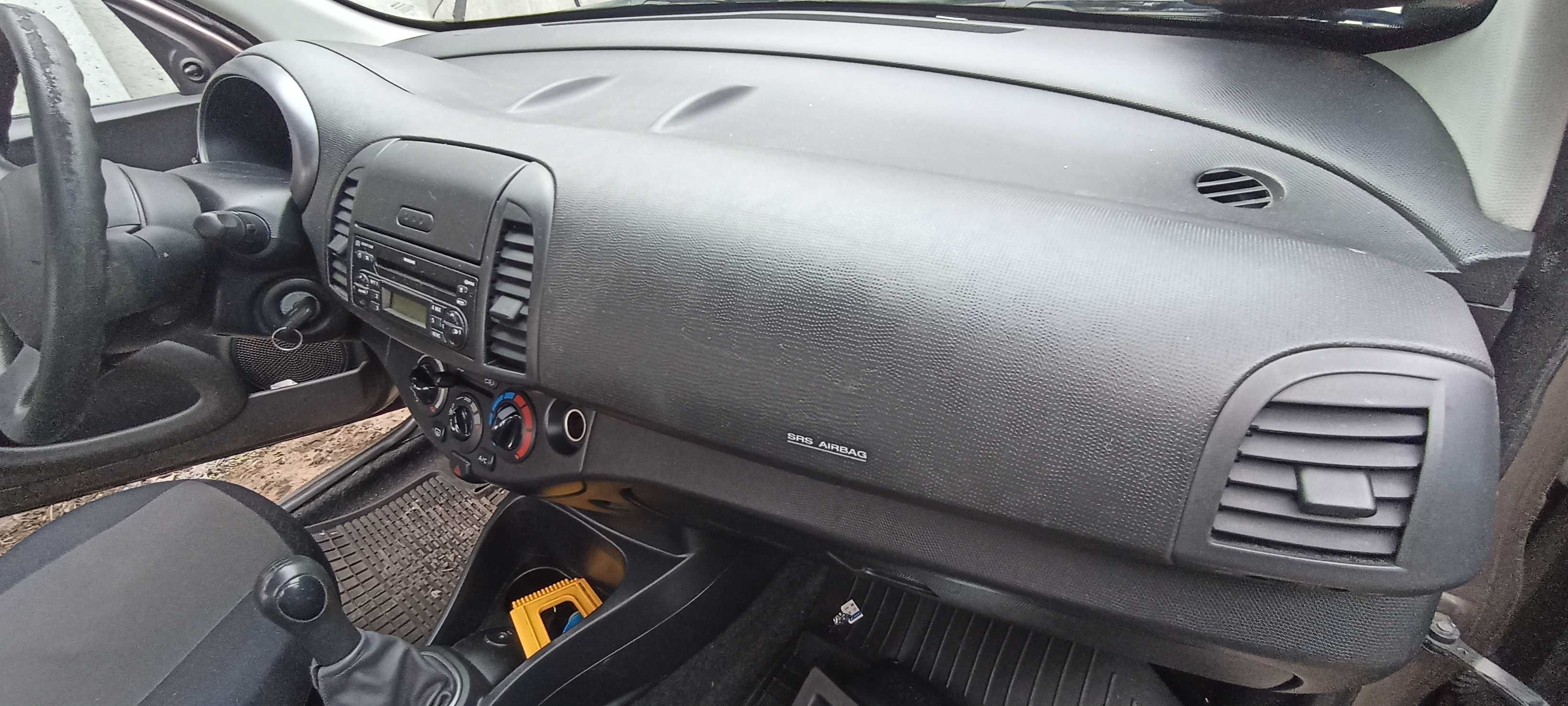 deska kokpit konsola airbag pasy sensor micra k12 lift